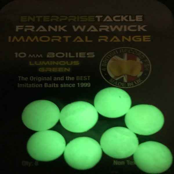 ENTERPRISE INMORTAL LUMINUS GREEN 10MM Enterprise Tackle Inmortal Range Boilies Luminus Green 10mm