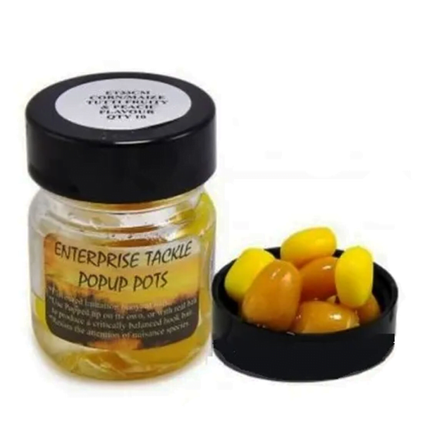 ENTERPRISE MAICES MIX TUTTI FRUITY PEACH 1 Enterprise Tackle Pop Up Sweetcorn & Maize Mixtos 5ml Tutti Fruity/Melocoton
