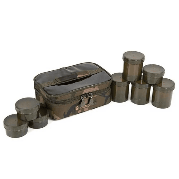 FOX CAMOLITE 8 POT Fox Camolite Hookbait Case 8 pot