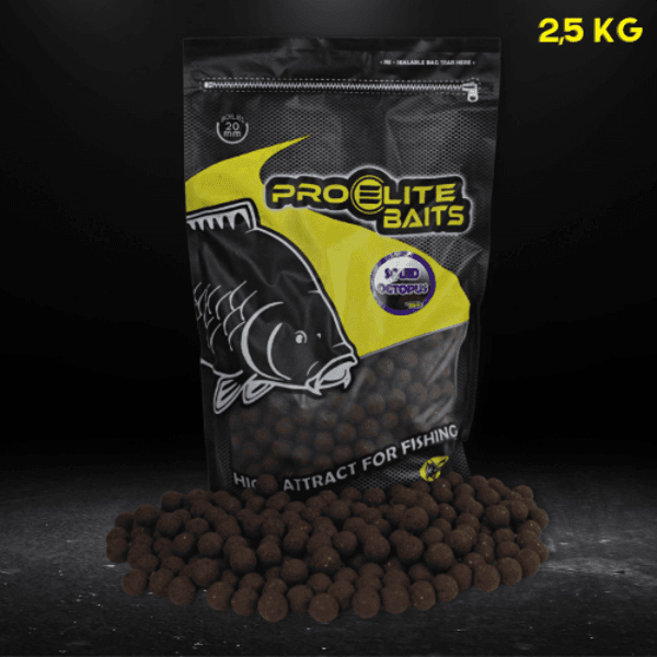 PRO ELITE CLASSIC BOILIE SQUID OCTOPUS 2,5KG Pro Elite Baits Classic Boilies Squid Octopus 20mm 2,5kg