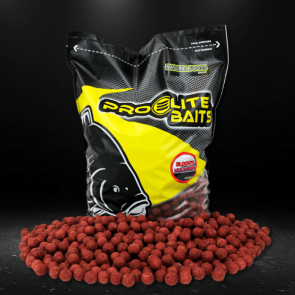 Pro Elite Baits Natural Food Boilies Bloody Mulberry 20mm 8kg