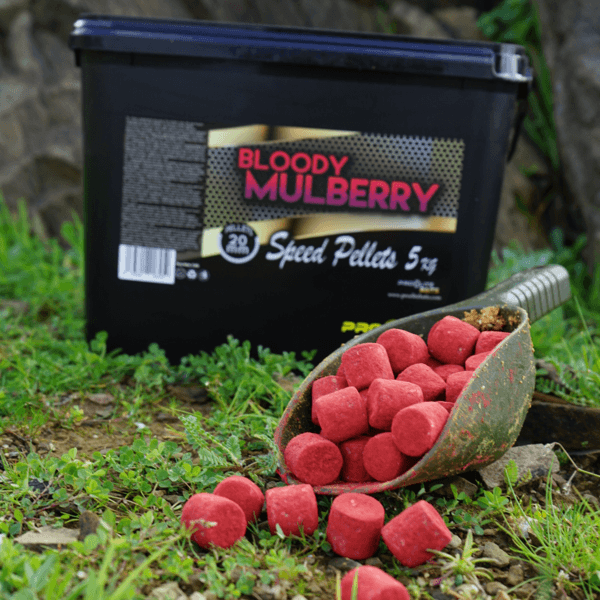 PRO ELITE GOLD BLOODY MULBERRY SPEED PELLETS 5KG 1 PRO ELITE GOLD BLOODY MULBERRY SPEED PELLETS 5KG 1