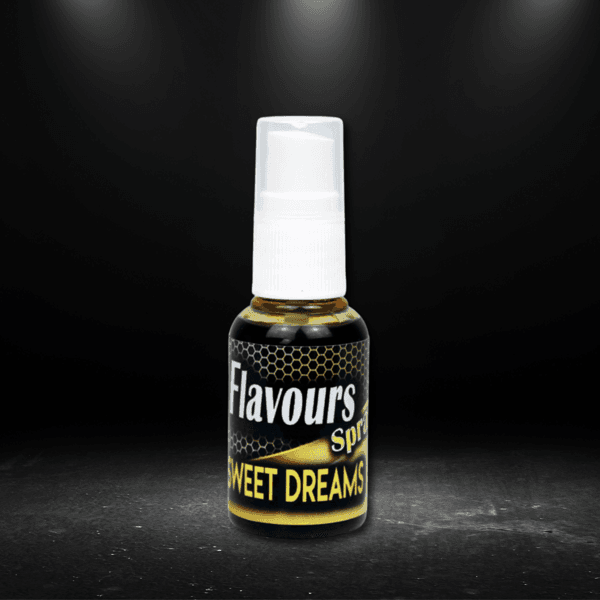 PRO ELITE GOLD SWEET DREAMS FLAVOUR SPRAY Pro Elite Baits Sweet Dreams Gold Flavour Spray 30ml