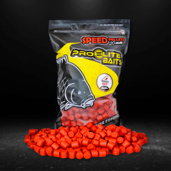 PRO ELITE SPEED PELLETS ROBIN RED Pro Elite Baits Speed Pellets Robin Red 20mm 4,5kg