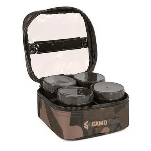 FOX CAMOLITE 6 POT 2 Fox Camolite Hookbait Case 6 pot
