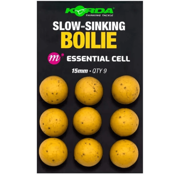 KORDA SLOW SINKING BOILIE ESSENTIAL CELL 15MM Korda Slow-Sinking Boilie Essential Cell 15mm