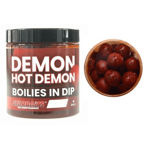 STARBAITS HOT DEMON BOILIES IN DIP StarBaits Hot Demon Boilies In Dip 20mm