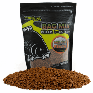 Pro Elite Baits Classic Bag Mix Pellets Melón Peach