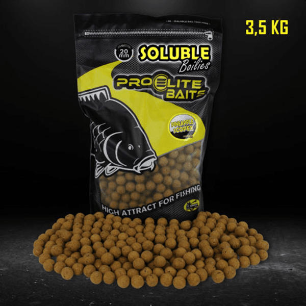 Pro Elite Baits Boilie Soluble Piña Scopex 20mm 3.5kg