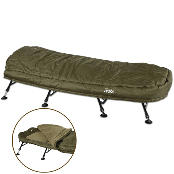 Giants Fishing Bedchair/Sleeping Bag System RWX