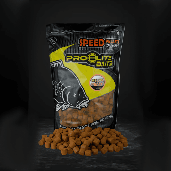 Pro Elite Baits Speed Pellets Melón Peach 20mm 4.5kg