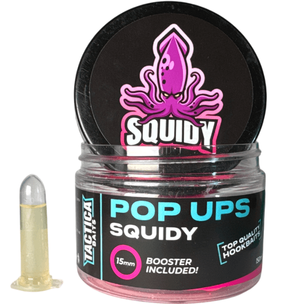 TACTICA BAITS SQUIDY POP-UP ROSA 2 Tactica Baits Squidy Pop-up 15mm Rosa