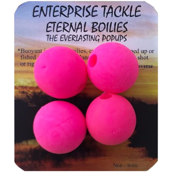 ENTERPRISE BOILIE ROSA 18MM Enterprise Tackle Imitación Pop-up Boilie Rosa 18mm