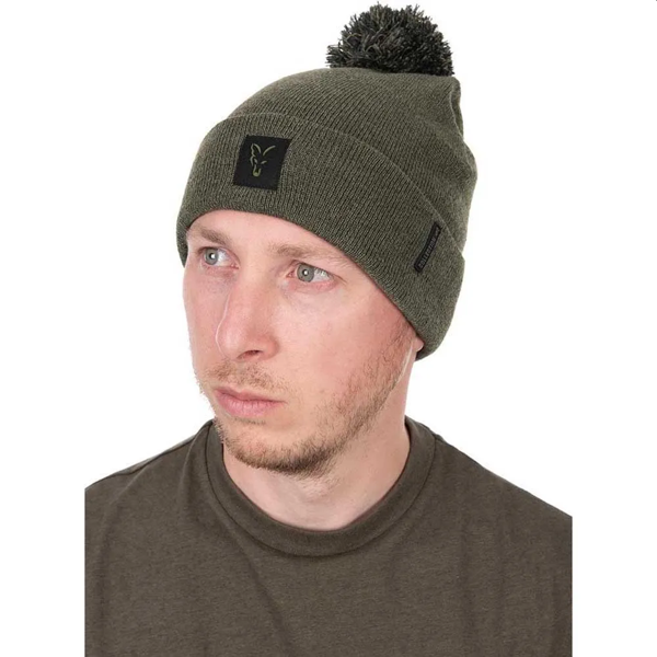 FOX BOBBLE HATS GREEN BLACK 1 FOX BOBBLE HATS GREEN BLACK 1