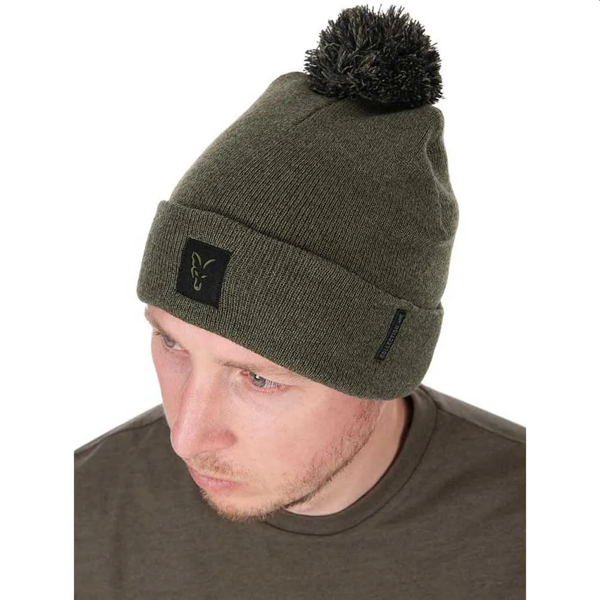 FOX BOBBLE HATS GREEN BLACK 3 FOX BOBBLE HATS GREEN BLACK 3