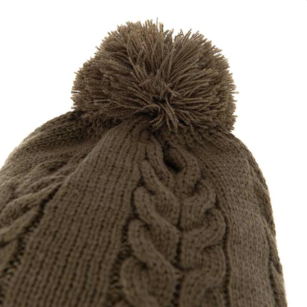 FOX KHAKI KNITTED BOBBLE 3 FOX KHAKI KNITTED BOBBLE 3