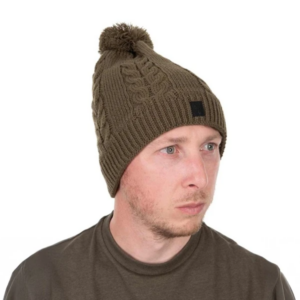 Fox Khaki Knitted Bobble