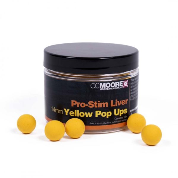 CC Moore Pro-Stim Liver Yellow Pop Ups