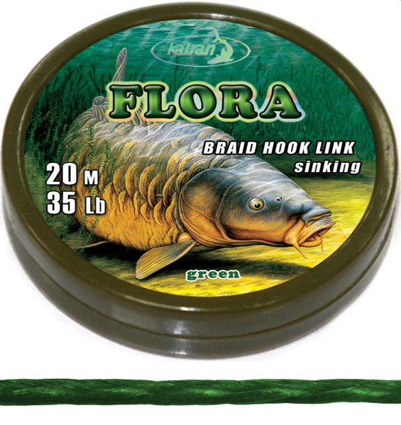 KATRAN FLORA Katran Fishing Line Braided hook links FLORA 25lb 20m