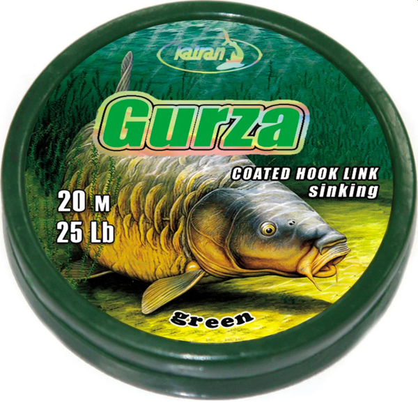 Katran Fishing Line Coated braided hook links GURZA 25lb 20m