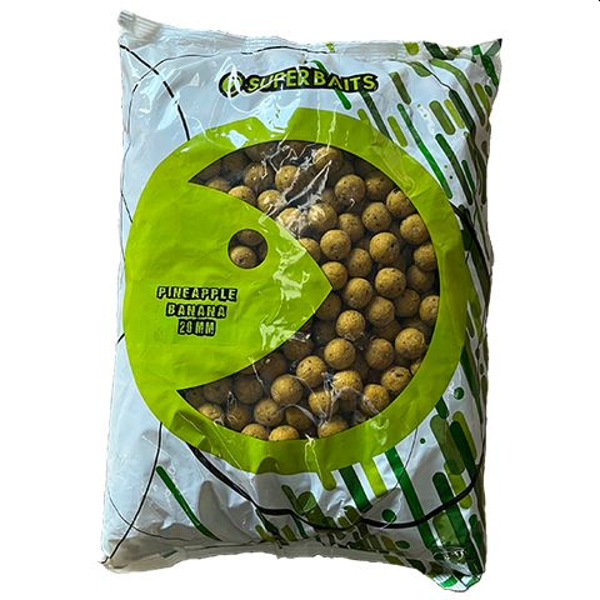 SUPER BAITS BOILIES PIÑA BANANA 5KG SuperBaits Boilies Piña-Banana