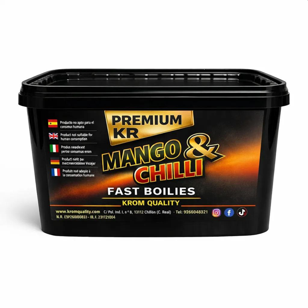Krom Quality Boilie Soluble Mango & Chilli 3kg