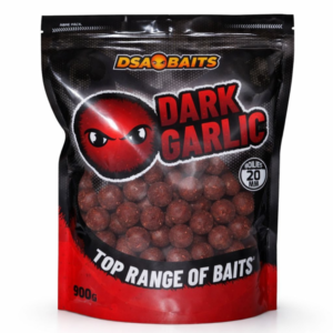 DSA Baits Boilie Dark Garlic 900gr — Boilies para carpfishing con sabor a ajo