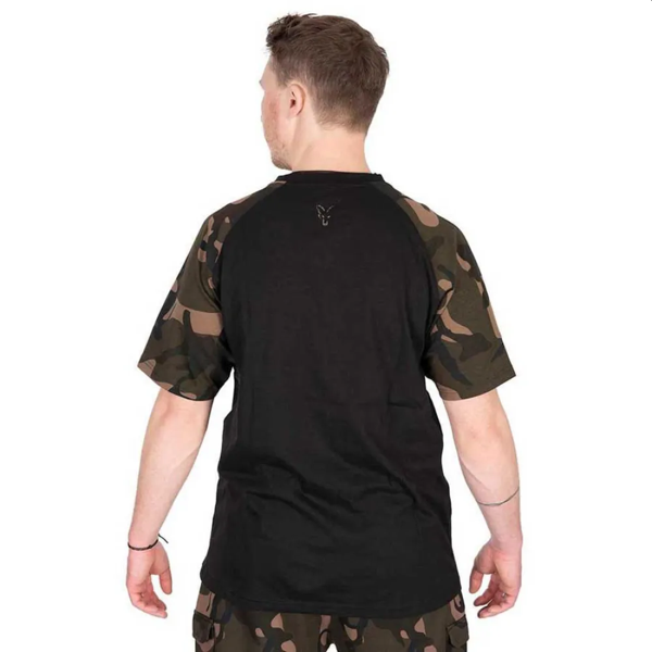 Fox Camo Outline T-Shirt Black