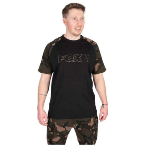 Fox Camo Outline T-Shirt Black