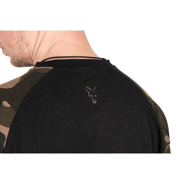 Fox Camo Outline T-Shirt Black