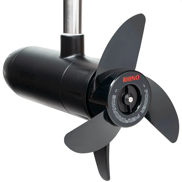 Rhino Motor eléctrico VX 55 V2 — montaje en espejo de popa para carpfishing