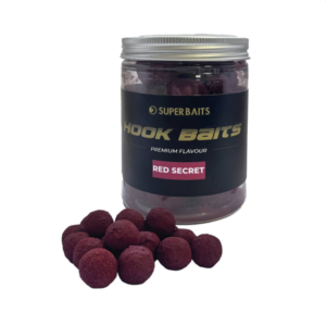 SuperBaits Hookbait Boilie y Dumbell Red Secret 20mm