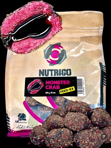LK BAITS NUTRIGO FEED-EX MONSTER CRAB 800G 20MM LK Baits Nutrigo Feed-ex Monster Crab 800gr 20mm