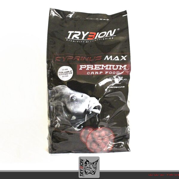 TRYBION BOILIES SOLUBLES CYPRINUS MAX 4KG Trybion Effects Cyprinus Max Soluble 20mm 4kg