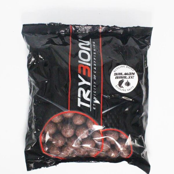 TRYBION ECOLINE BOILIES SALMON GARLIC 1KG Trybion Boilies Ecoline Salmón Garlic 1Kg 20mm