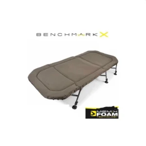 Avid Carp Benchmark X Memory Foam Bed tumbona con memory foam