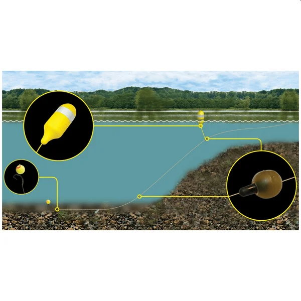 Avid Carp Bottle Marker con hilo de 0,30 y 0,40mm
