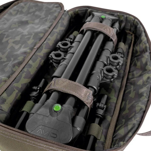 Avid Carp Lok Down Compact Pod con barra central doble ajustable