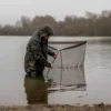 Avid Carp Pro-Tect Net 8Ft 2Pc Con Malla Fina De Baja Abrasión