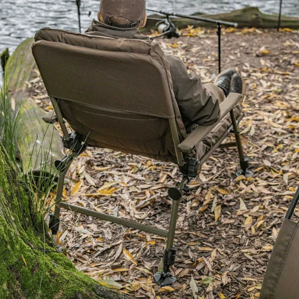 Avid Carp Benchmark Memory Foam Recliner silla reclinable para carpfishing