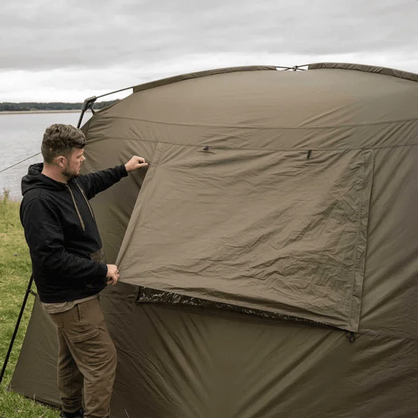 Avid Carp Revolve Screen House con impermeabilidad de 10.000 mm en caqui