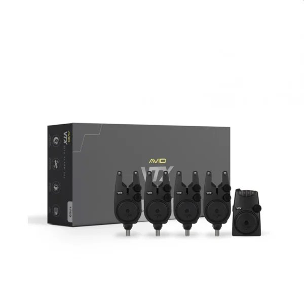 Avid Carp Alarma VTX 4+1 con rueda de detección bidireccional