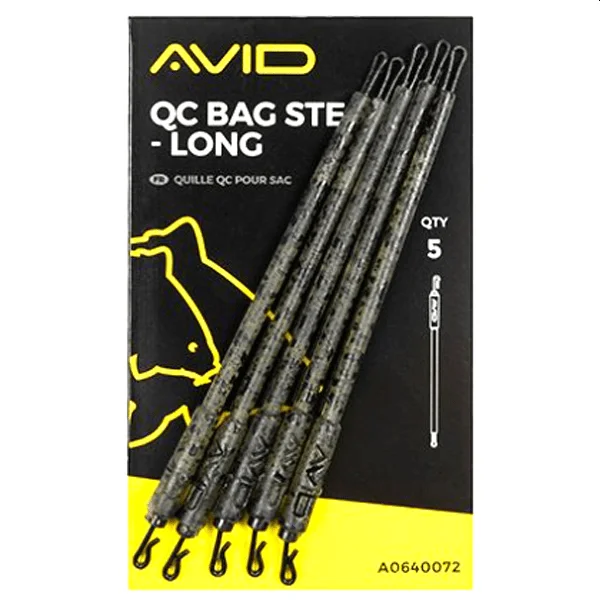 Avid Carp QC Bag Stem separa el cebo del plomo en la bolsa