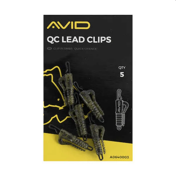 Avid Carp QC Lead Clips sistema Quick Change