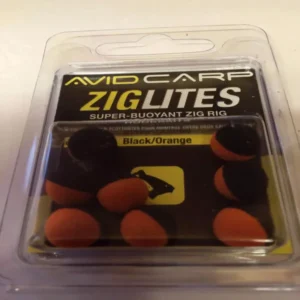 Avid Carp Ziglites 10mm Boilies Black-Orange cebo flotante artificial de espuma