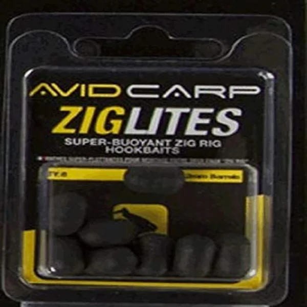Avid Carp Ziglites Black 12mm Dumbell cebo flotante artificial de espuma