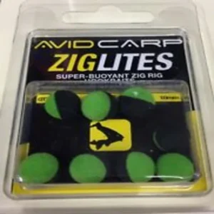 Avid Carp Ziglites 10mm Boilies Black-Green cebo flotante artificial de espuma
