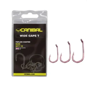 Canibal Wide Gape T número 8 10uni para carpfishing