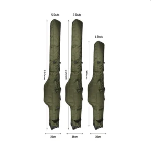 CarpSpirit Funda 3 Cañas 12 para carpfishing