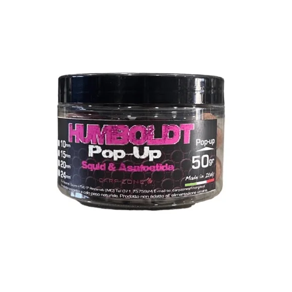 Carp Zone Boilie Humboldt Pop-up 15mm 50gr para carpfishing